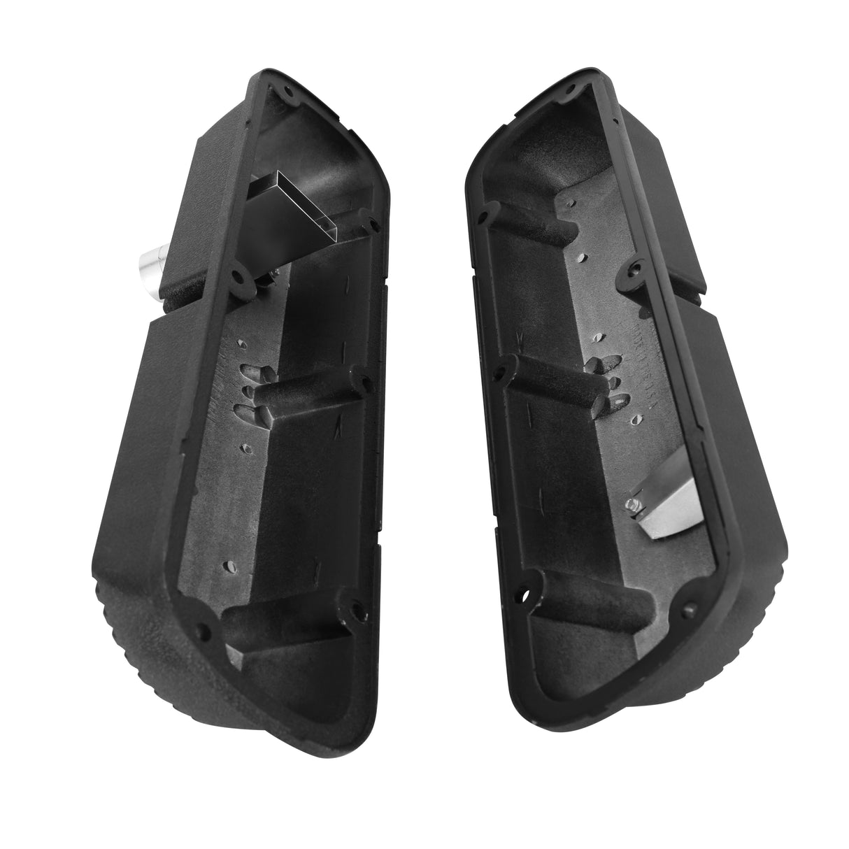 Scott Drake Cougar Aluminum Valve Covers Black Powder Coated Wrinkle Finish - 6A582-CO