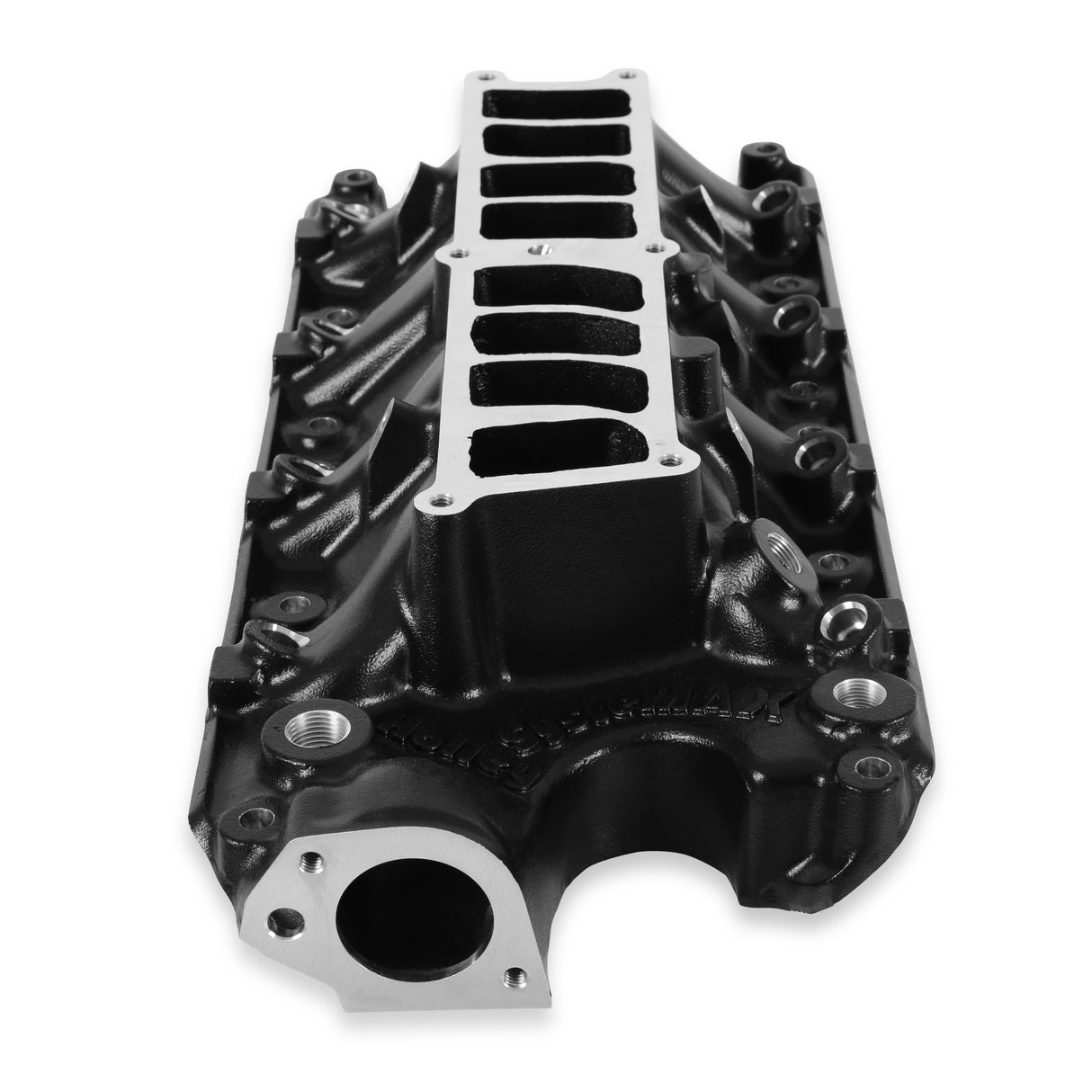 Holley 300-72BK SysteMAX Intake - Ford Small Block V8 - Black Ceramic Coated