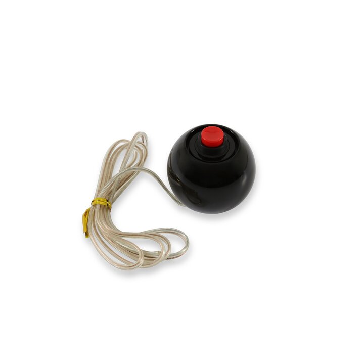 Hurst Shift Knob - No Pattern - Black - 12 Volt Switch - 1630050