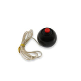 Hurst Shift Knob - No Pattern - Black - 12 Volt Switch - 1630050