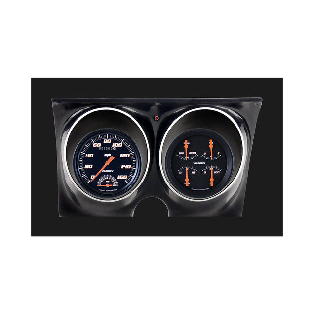 Classic Instruments Velocity Black 1967-68 Camaro / Firebird Package - CAM67VSB