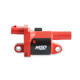 MSD Ignition Coil - Blaster Series - Gen V GDI Engine - Red - 8-Pack - Round - 82688