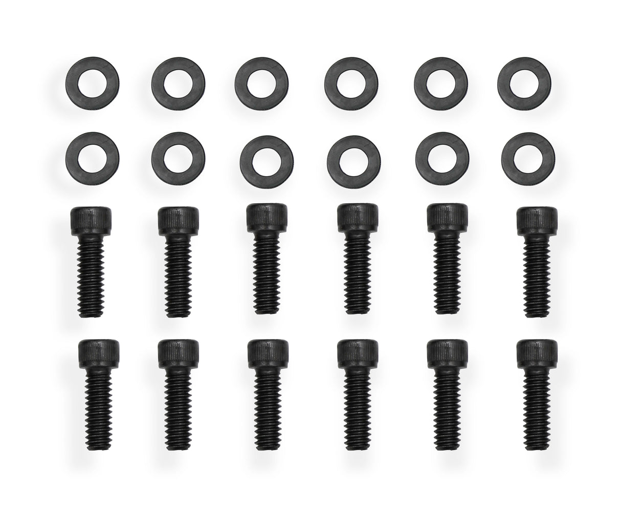 Holley 890005B Sniper Valve Cover - Fabricated Aluminum - Chrysler BB - Short Bolt - Black