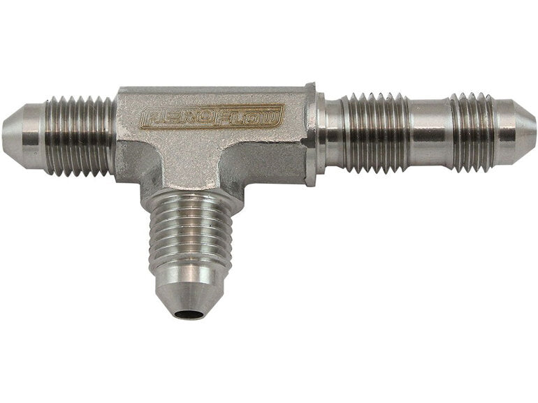 Aeroflow Stainless Steel Bulkhead Tee On the Run -3AN (AF389-03)