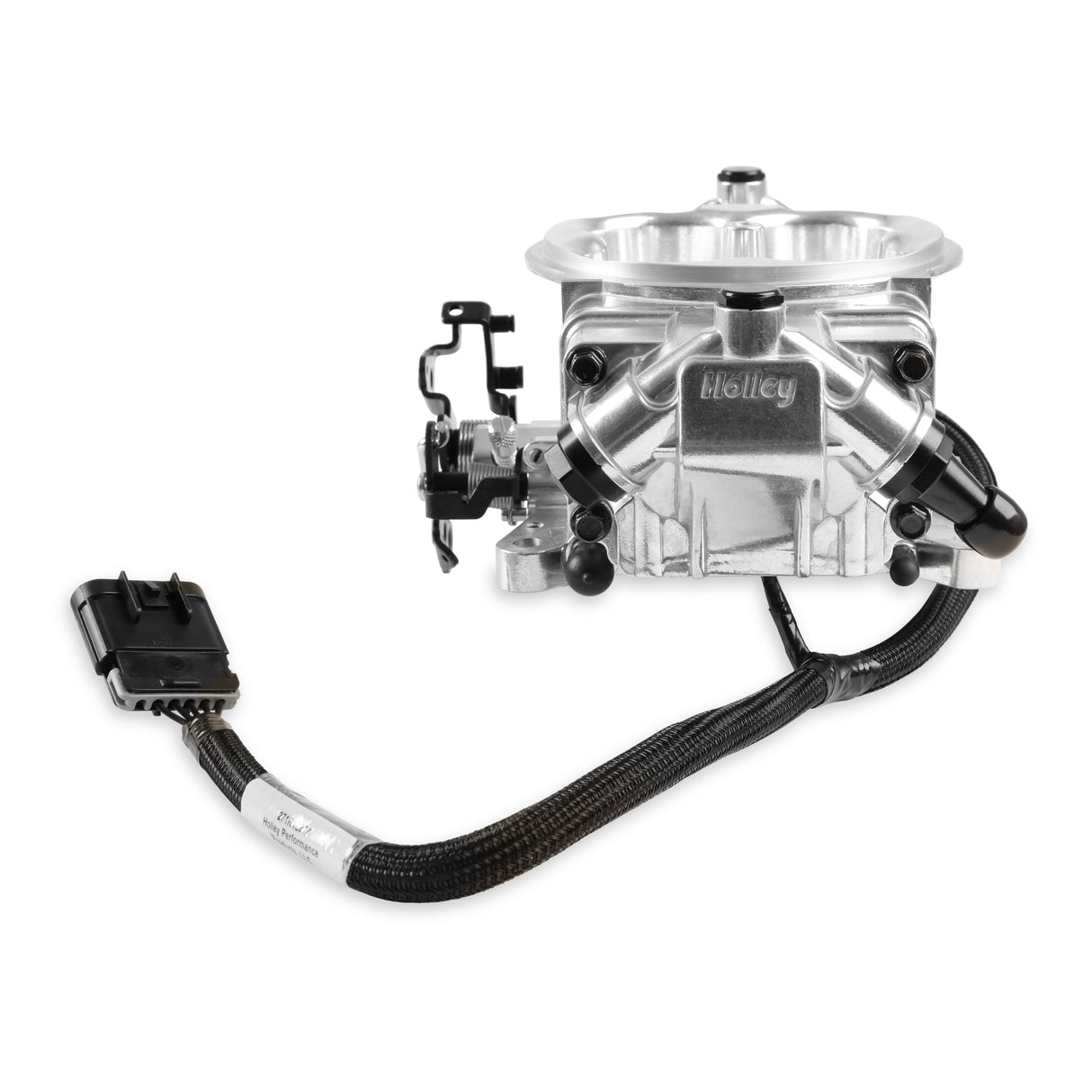 Holley 550-1074 EFI Terminator X Stealth 4150 2x4 - Shiny