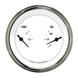 Classic Instruments White Hot 3 3/8" Dual - WH72SLF