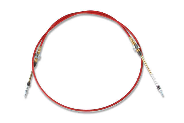 B&M Performance Shifter Cable - 6-Foot Length Double Threaded Ends - Red - 80506