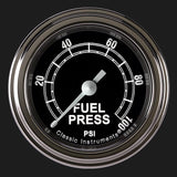 Classic Instruments Traditional 2 1/8" Fuel Pressure Gauge, 100 psi - TR146SLF