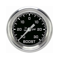 Classic Instruments Autocross Gray 2-5/8" Boost/Vacuum Gauge - AX341GAPF