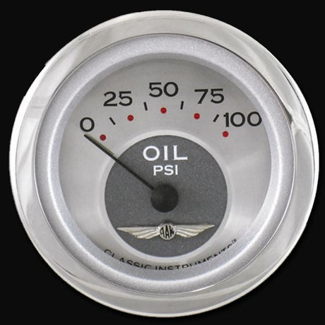 Classic Instruments All American 2 1/8" Oil Pressure - AW81SRC