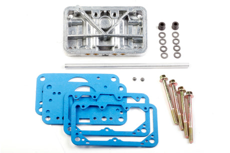 Holley 34-6SA Secondary Metering Block Conversion Kit - Shiny Aluminum