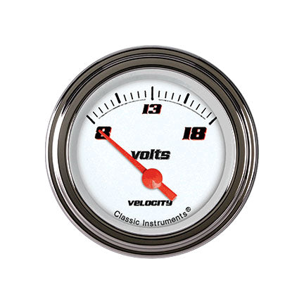 Classic Instruments VELOCITY WHITE 2IN VOLTS - VS30WSLC