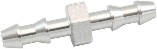 Aeroflow Male to Male 5mm (3/16") Barb Push Lock Adapter Silver Finish (AF410-03S) AF410-03S