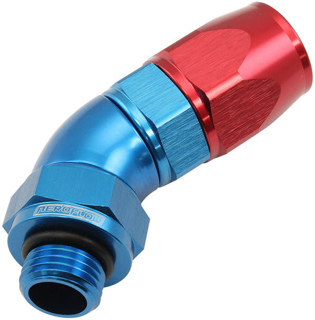 Aeroflow ORB Taper Swivel 45° Hose End -6 ORB to -6AN - AF582-08-06D AF582-08-06D