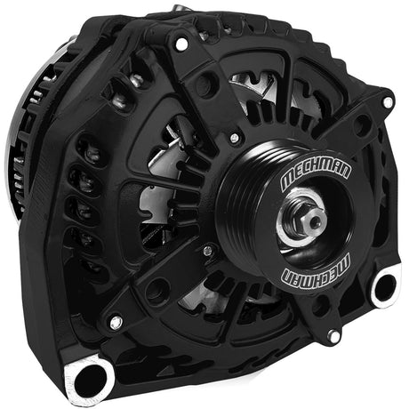 Mechman High Output 400 Amp Alternator, Black Finish - MM8206400-BLAC MM8206400-BLAC