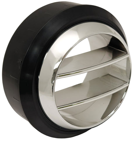 Vintage Air Replaement Dash Vent, Chrome Trim/Black Bezel - VA49063-VUL VA49063-VUL