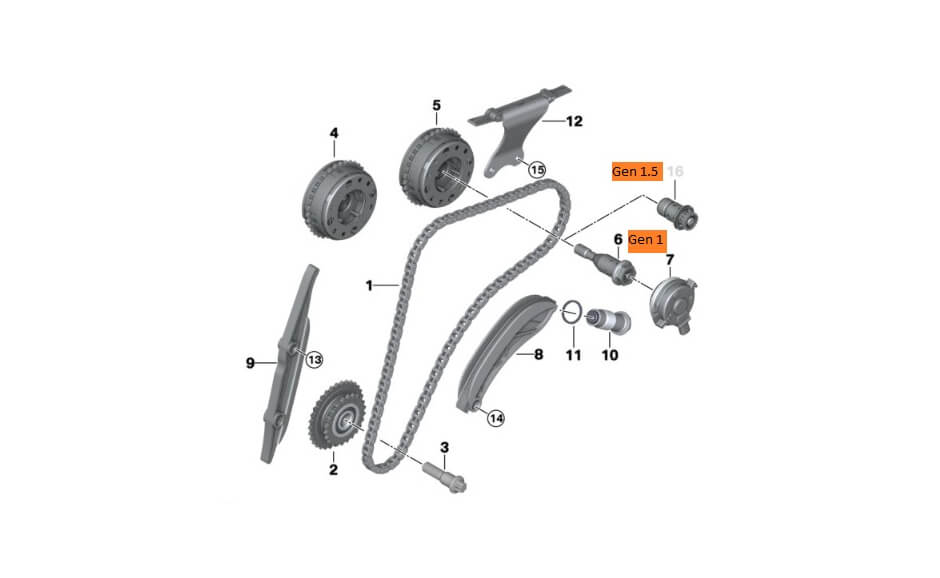 Kelford Cams 285/280 | Stage 2 Gen 1.5 BMW B58 - 2-257-B