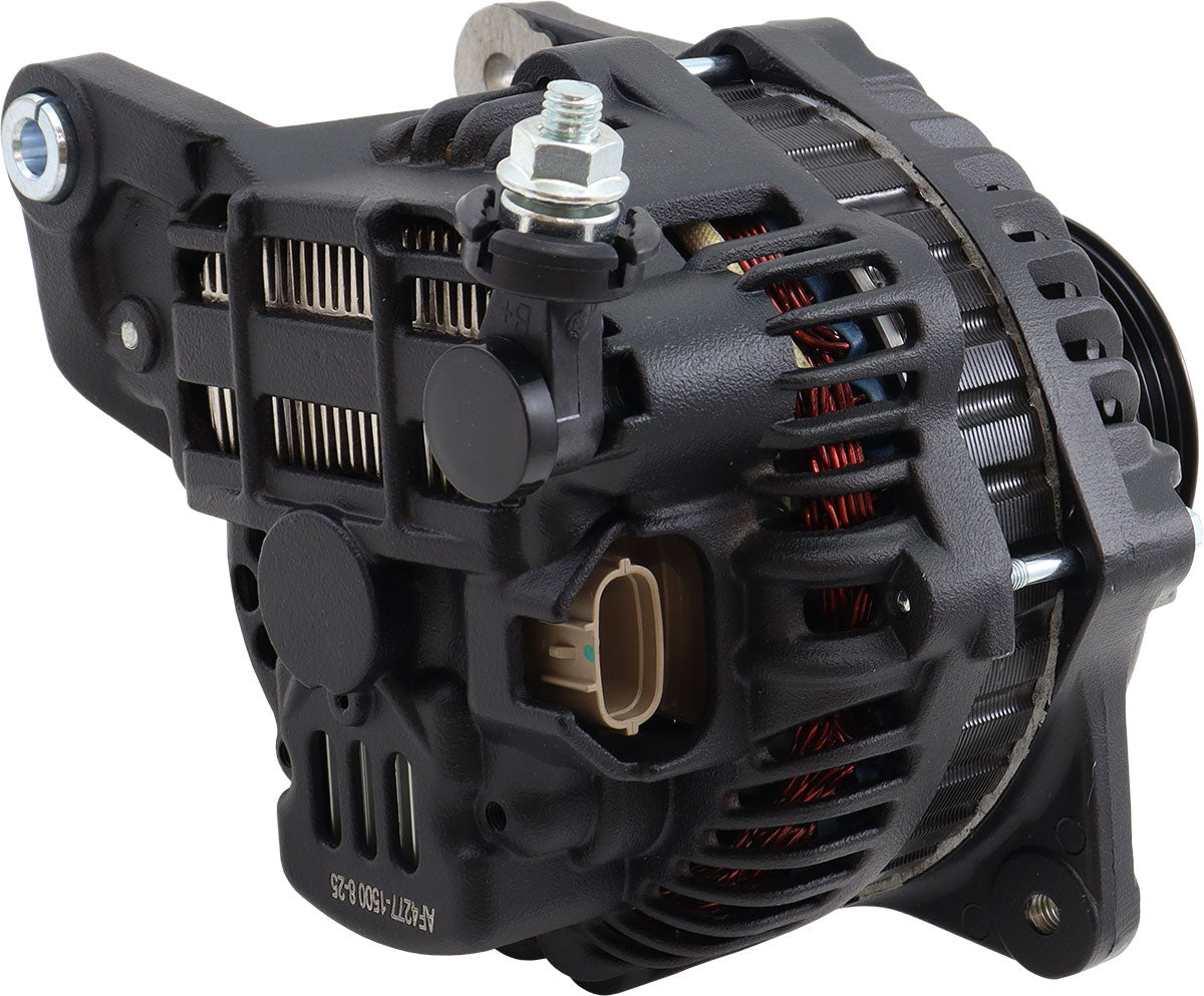 Aeroflow 120 AMP High Output Direct Fit Alternator - Black Finish - AF4277-1500