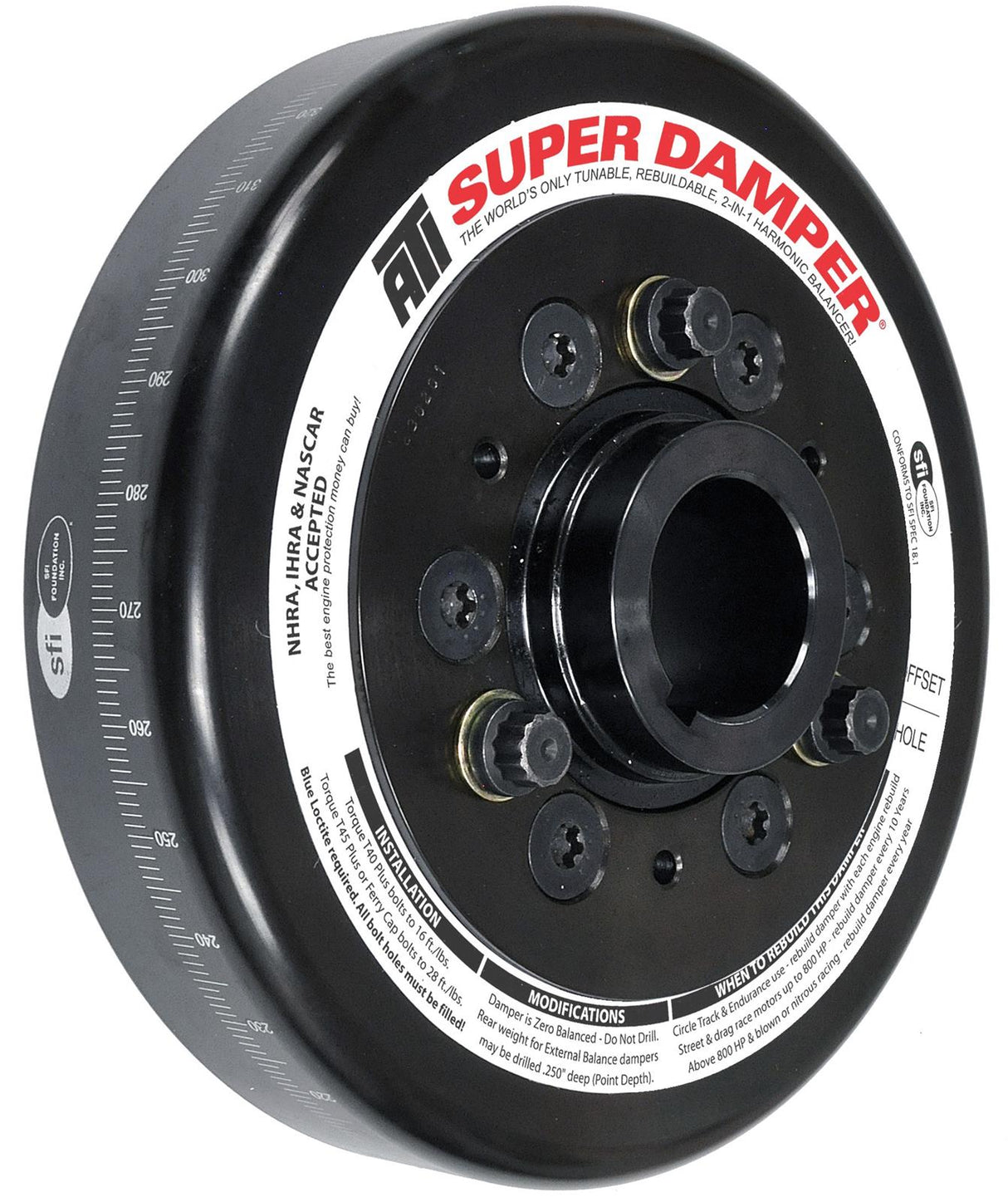 ATI BB Ford 7.074 Harmonic Damper - SFI