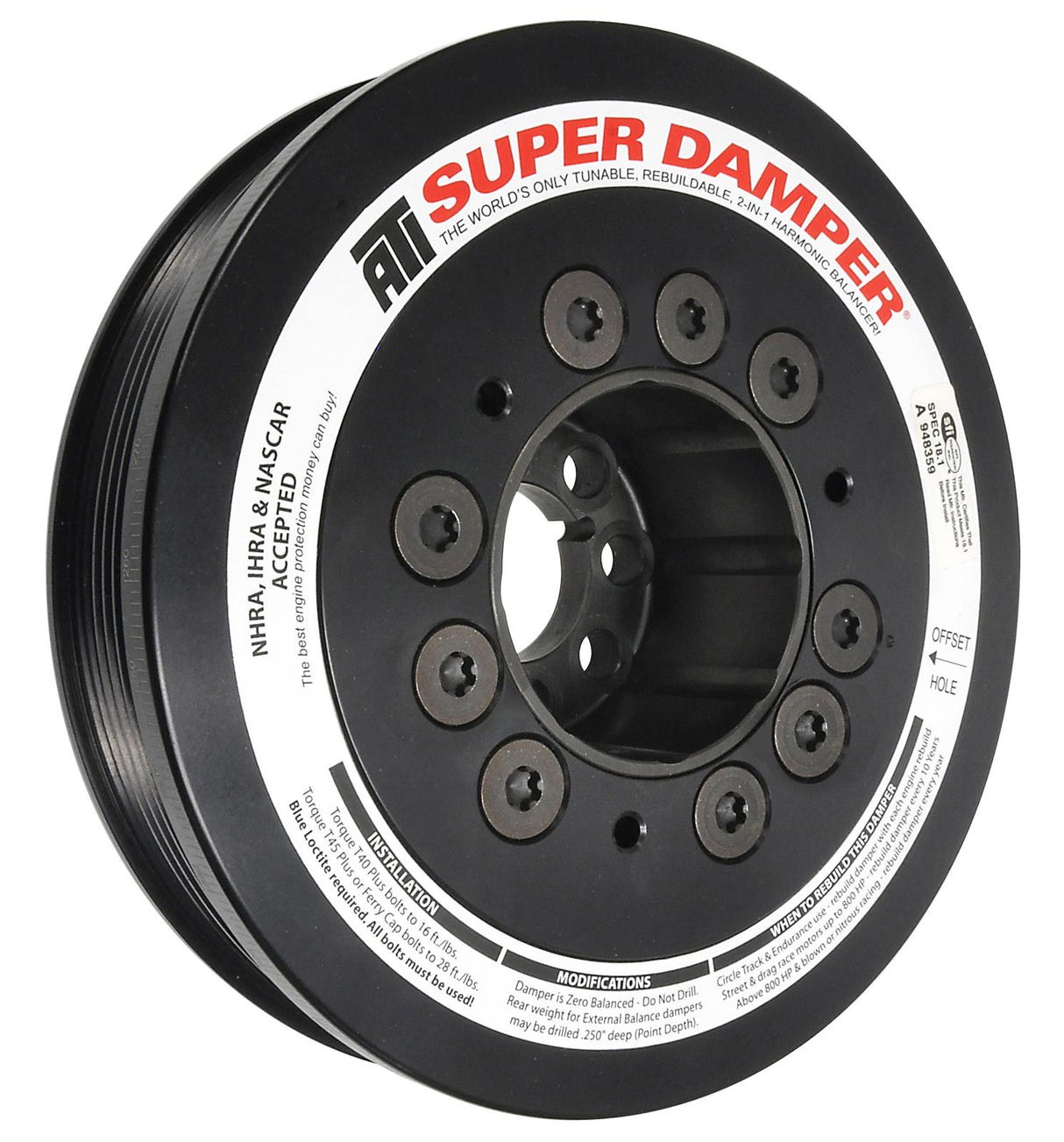 ATI Super Damper Standard Harmonic Balancers ATI918067