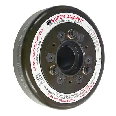 ATI Super Damper SFI 18.1 Harmonic Balancer - 7.074 in OD - Black Oxide - Internal Balance - Small Block Mopar