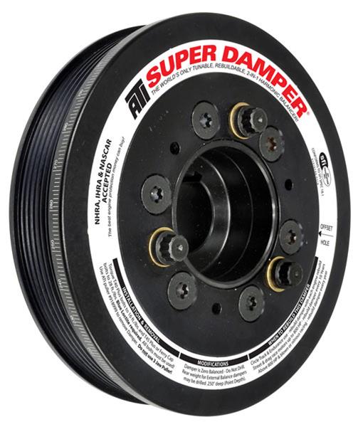 ATI Super Damper Harmonic Balancer 6.780" OD SFI-18.1 Aluminum/Steel - Black