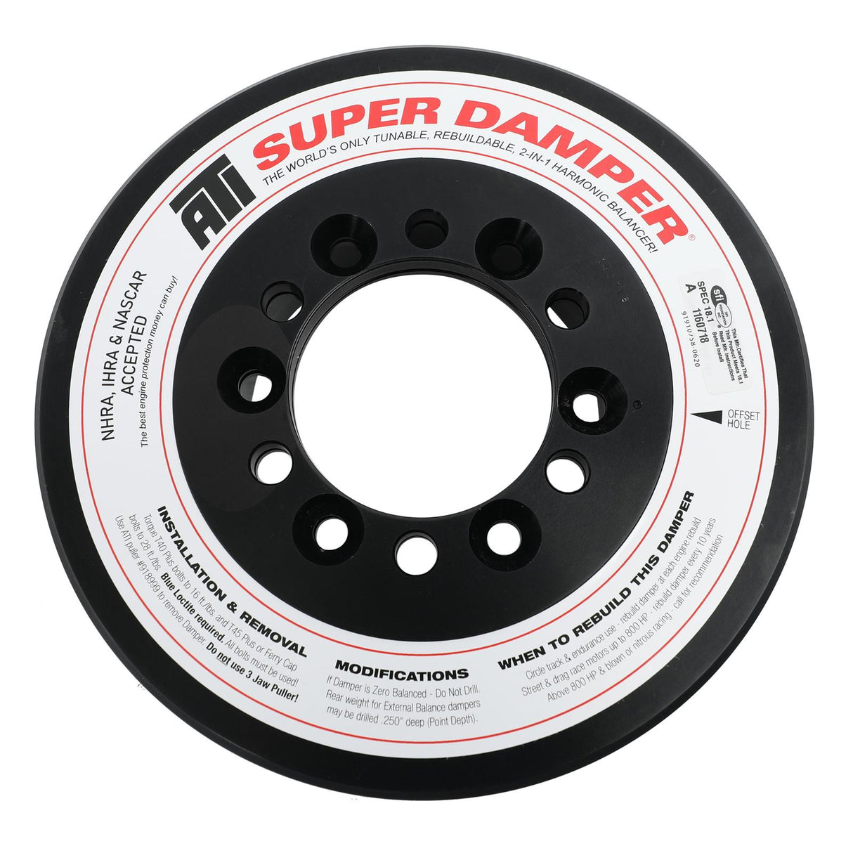 ATI GM LS3 7.480 Harmonic Damper - SFI