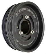 ATI Serpentine Super Damper - SFI 18.1 - Harmonic Balancer - 7.525 in OD - Black - Internal Balance - GM LS-Series