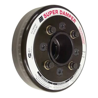 ATI Super Damper SFI 18.1 Harmonic Balancer - 6.325 in OD - Black Oxide - 28 oz External Balance - Small Block Ford 918895