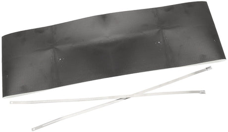 Aeroflow Starter Motor Heat Shield - Black Finish Flexible aluminised surface reflects up to 1100°C radiant heat (AF91-6010BLK) AF91-6010BLK