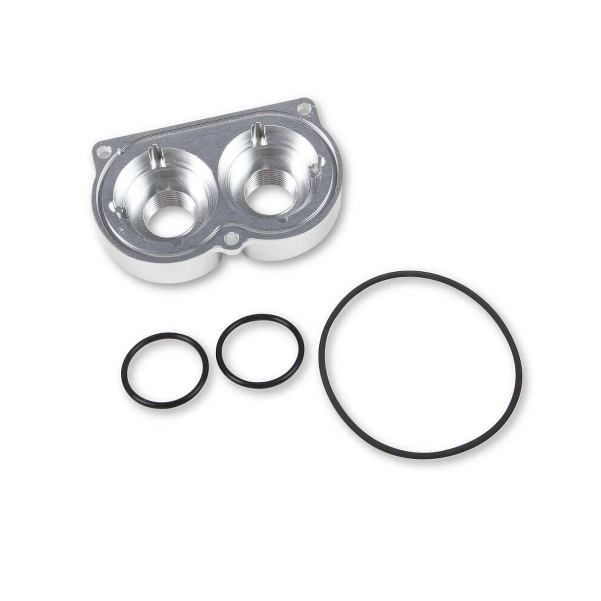 Holley Dual 10 ORB Inlet Conversion Kit for Holley VR2 Brushless Fuel Pump - 12-3002
