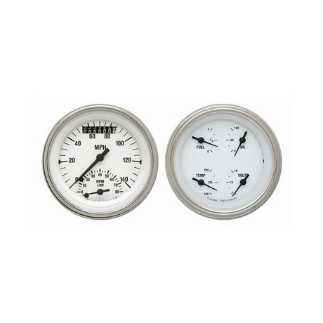 Classic Instruments White Hot Two Gauge Set - WH32SLF