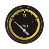 Classic Instruments Autocross Yellow 2-5/8" Volt Gauge - AX230YBLF
