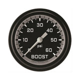 Classic Instruments Autocross Gray 2-5/8" Boost Gauge (60 PSI) - AX343GBLF