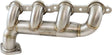 Aeroflow GM LS Driver Side Single Turbo Stainless Steel Manifold - AF8400-1010 AF8400-1010