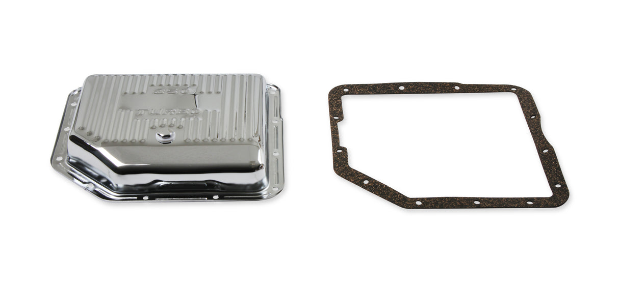 Mr Gasket Transmission Oil Pan - Chrome - 9761