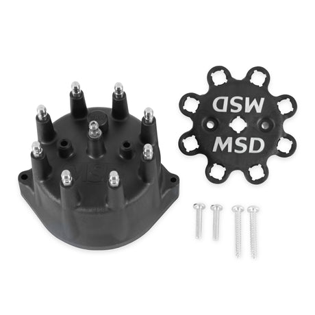 MSD Black Distributor Cap for PN 8570, 8545, 8546 - 84313