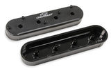 Holley 241-294 GM Track Series Valve Covers - Small Block Chevrolet Gen III/IV - LS - Satin Black