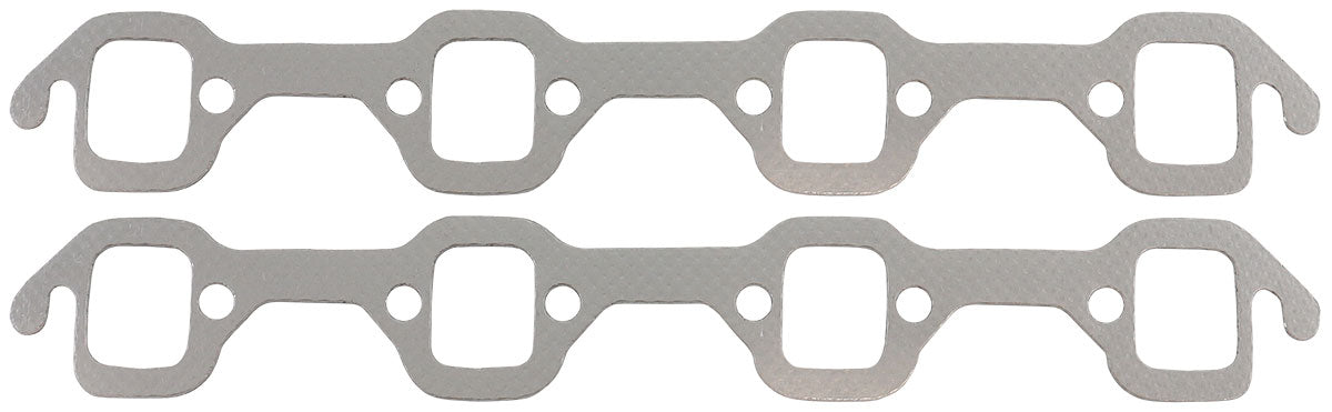 Aeroflow Small Block Ford Windsor Perforated Steel Exhaust Gaskets - AF1854-1512-1 AF1854-1512-1