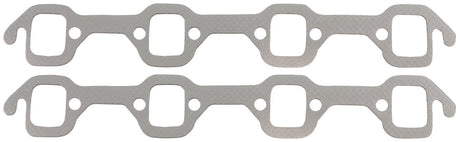 Aeroflow Small Block Ford Windsor Perforated Steel Exhaust Gaskets - AF1854-1512-1 AF1854-1512-1