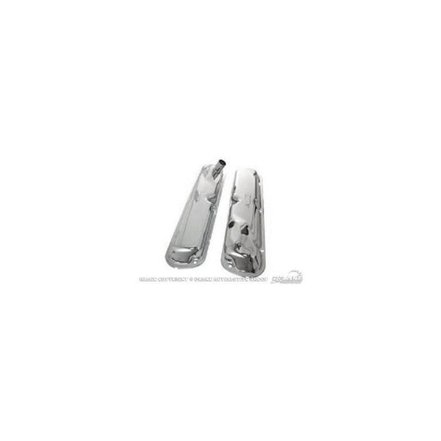 Scott Drake 1964-67 Small Block Ford Chrome Valve Covers Hi-Po Style - C5ZZ-6A582-C-D