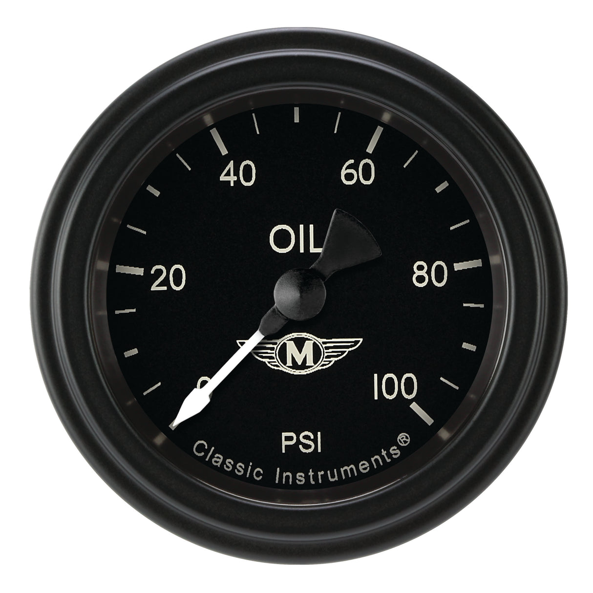 Classic Instruments Moal Bomber 2-1/8" Oil Pressure Gauge - MA181BLF