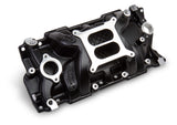 Weiand Speed Warrior Intake - Chevy Small Block V8 - Black Ceramic Coated - 8150BK