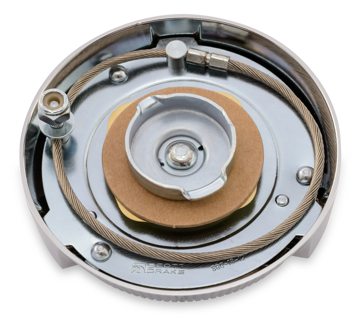 Scott Drake Standard Gas Cap Running Pony Logo - C7ZZ-9030-A