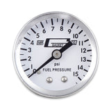 Mr Gasket Fuel Block with 0-15 PSI Fuel Pressure Gauge - 1560