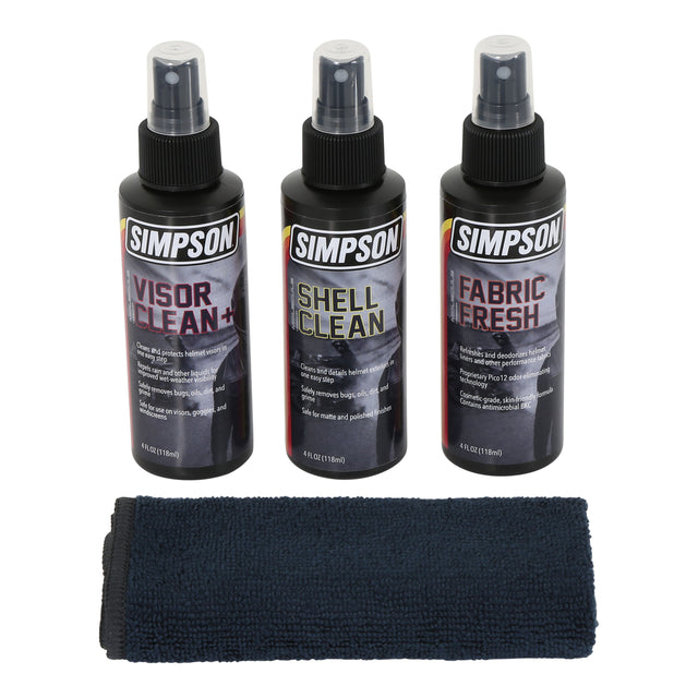 Simpson Safety Helmet Care Kit by Simpson - Clean, Refresh, Protect - 120-SMPKT-30
