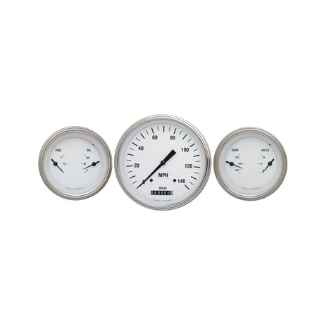 Classic Instruments White Hot Three Gauge Set - WH64SLF