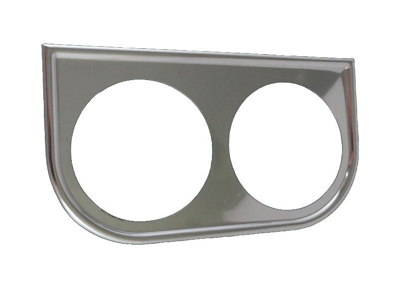 Classic Instruments Chrome Under Dash Panel / 2-Hole - MT55