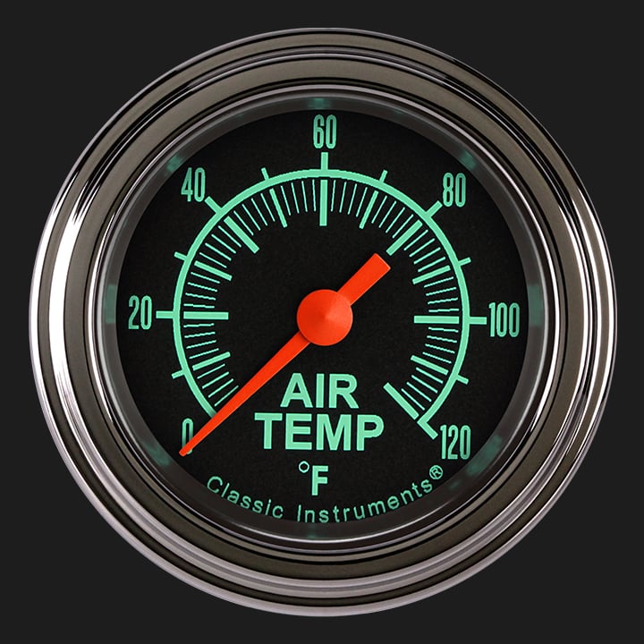Classic Instruments G/Stock 2 1/8" Outside Air Temp. Gauge - GS199SLF