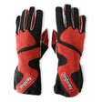 Racequip SFI 3.3/5 Red / Black Outseam Short Gauntlet Nomex Race Gloves - 2X-Large - 356107RQP